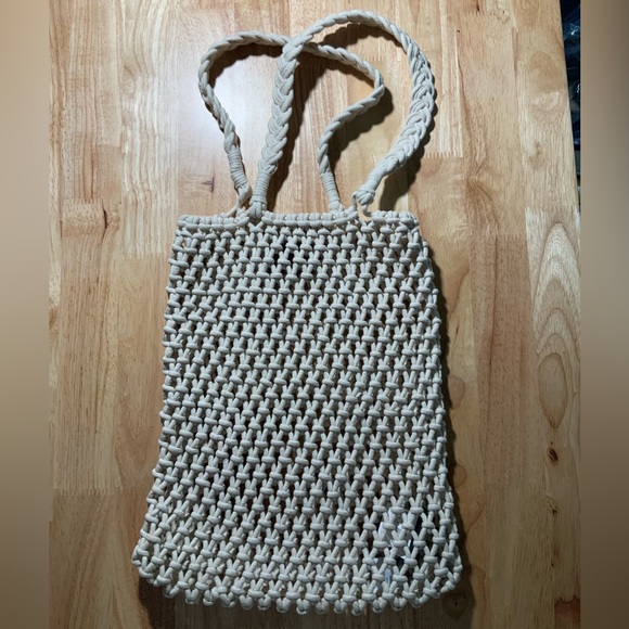 Cadiz hand-knotted rope tote - Picture 3 of 5